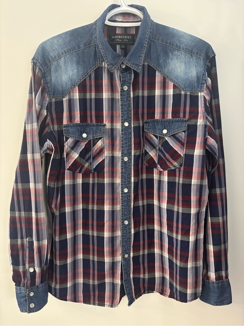 Western Plaid Cotton shirt - Picture 1 of 4